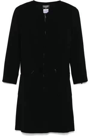 CHANEL Robe mi-longue en laine (années 1997)