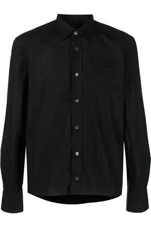 RAF SIMONS Chemise en coton à patch logo