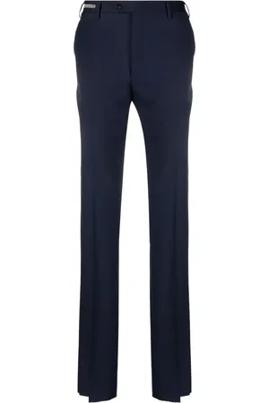 corneliani Pantalon en laine vierge à coupe slim