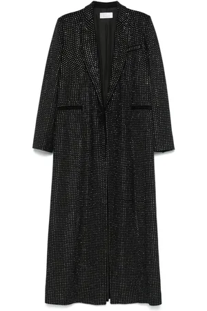 GIUSEPPE DI MORABITO Manteau à ornements strassés