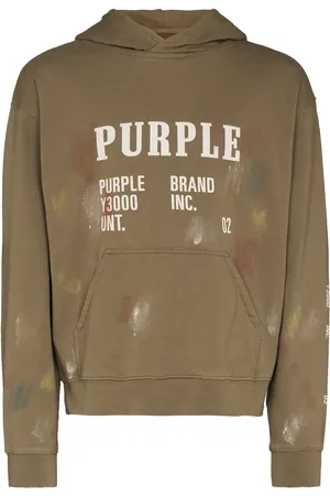 Purple Brand Hoodie à logo imprimé