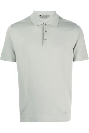 corneliani Polo en coton à manches courtes