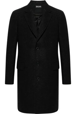 Ermenegildo Zegna Manteau à design moucheté
