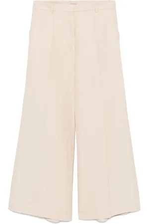 ALBERTO BIANI Pantalon palazzo à design flammé