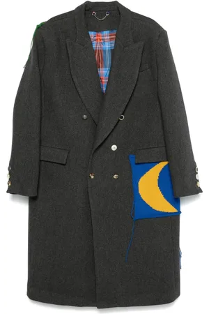 Charles Jeffrey Loverboy Manteau à détails de patchs