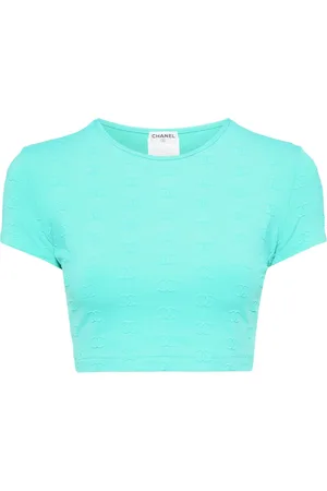 CHANEL T-shirt 1997 à coupe crop