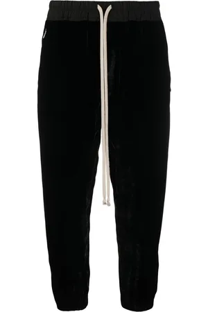 Rick Owens Pantalon de jogging sarouel à coupe courte