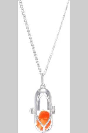 CAPSULE ELEVEN Collier Carnelian à pendentif slogan