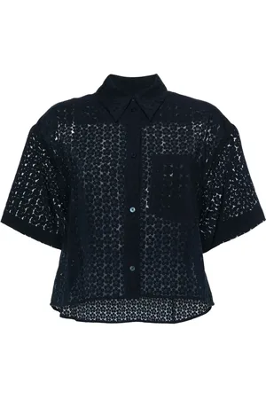 Kenzo Chemise crop Boke Devore
