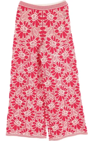 CHANEL Pantalon ample Flower (1986-1988)