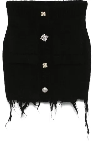 Vetements Minijupe à boutons à ornements