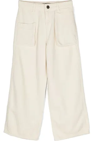 Emporio Armani Pantalon en coton à coupe ample