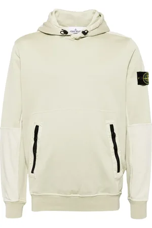 Stone Island Hoodie en coton à patch Compass