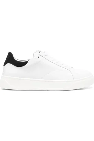Lanvin Baskets lacées à patch logo