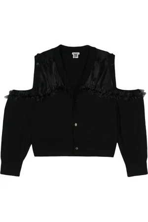 NOIR KEI NINOMIYA Cardigan en laine à volants