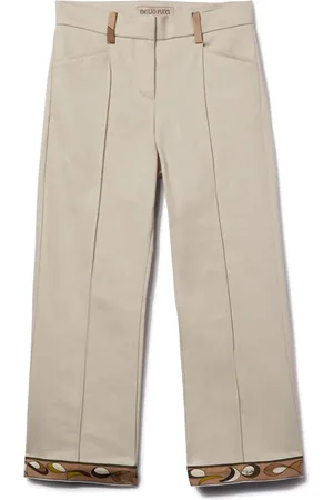PUCCI Junior Pantalon de costume en coton