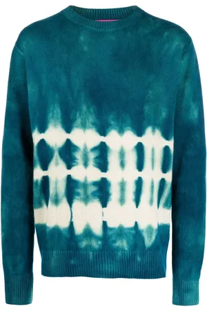 THE ELDER STATESMAN Pull en cachemire à motif tie-dye
