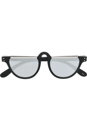 Gucci Lunettes de soleil à monture ornée de cristal