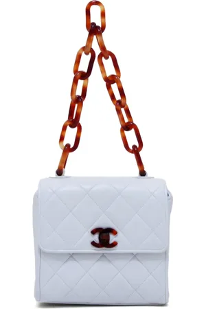 CHANEL Sac porté épaule à effet écaille de tortue (1992)