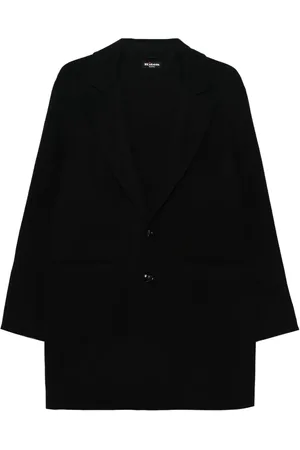 Kiton Manteau boutonné à design en feutre
