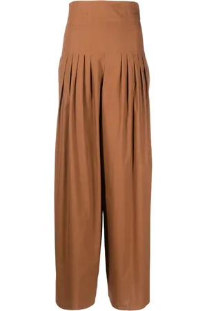 FEDERICA TOSI Pantalon palazzo à taille haute