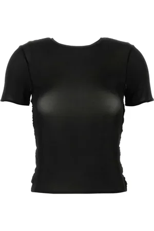 MAGDA BUTRYM T-shirt en résille à fronces