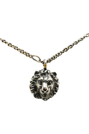 Gucci Collier Lion Head Pendant Necklace en (1990-2024)