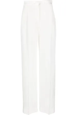 Alberta Ferretti Pantalon de tailleur à coupe droite