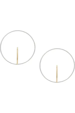 CHARLOTTE CHESNAIS Gold Saturn large earrings