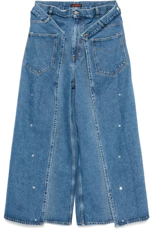 LU’U DAN Jean Breakaway Maxi
