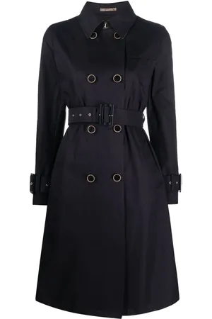 HERNO Trench croisé à taille ceinturée
