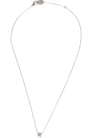 Cartier Collier C de en or blanc 18ct pavé de diamants pre-owned