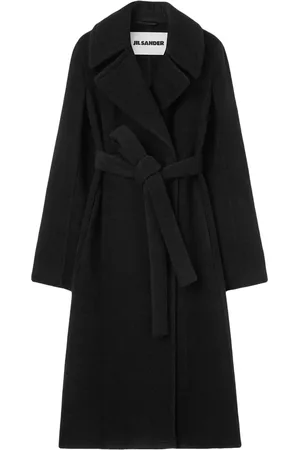Jil Sander Manteau ceinturé à revers crantés