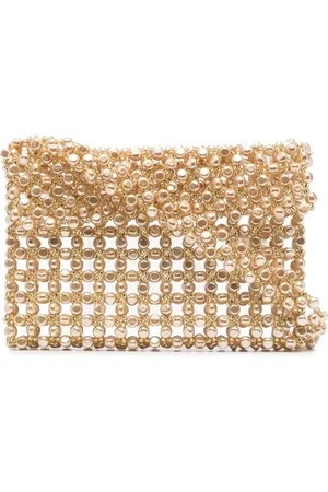 VANINA Sac porté épaule Le Sablena à ornements de perles
