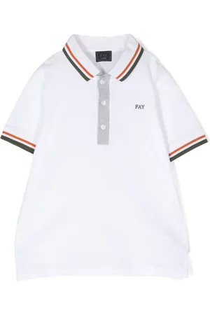 FAY Polo à logo brodé