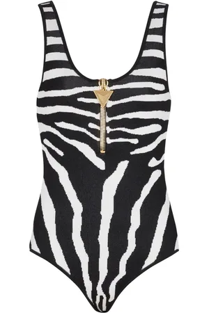Balmain Body imprimé à col zippé
