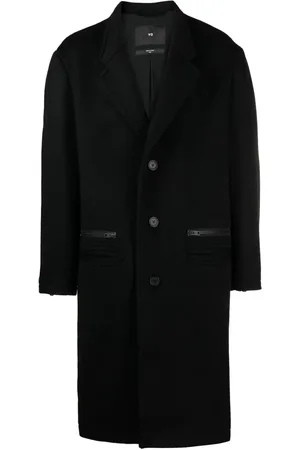 Y-3 X Adidas manteau à simple boutonnage