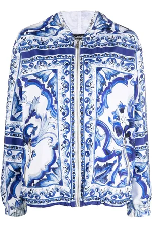 Dolce & Gabbana Coupe-vent à imprimé Majolica