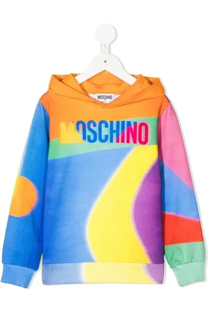 Moschino Hoodie colour block à logo