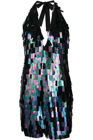 Ilkyaz Ozel Robe courte à paillettes