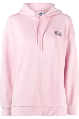 Ganni Hoodie à logo brodé