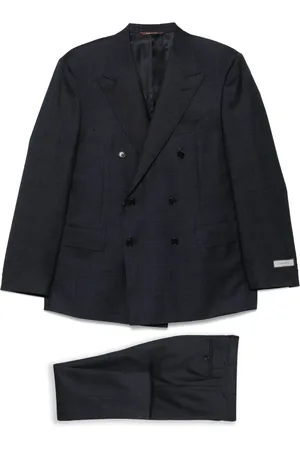 CANALI Costume en laine à veste croisée