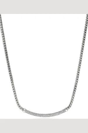 John Hardy Collier JH Essential pavé de diamants