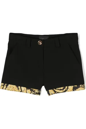 VERSACE Short en coton à imprimé Barocco
