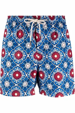 PENINSULA SWIMWEAR Short de bain à imprimé géométrique