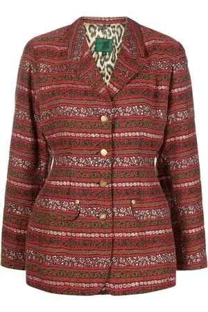 Jean Paul Gaultier Blazer à imprimé graphique (années 1990)