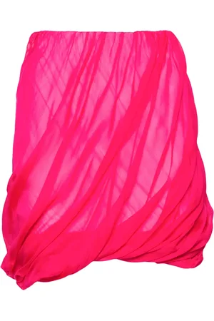 Helmut Lang Minijupe Bubble à fronces