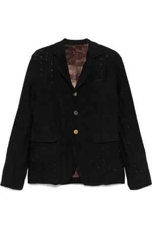 CHIAHUNG SU Blazer à effet usé