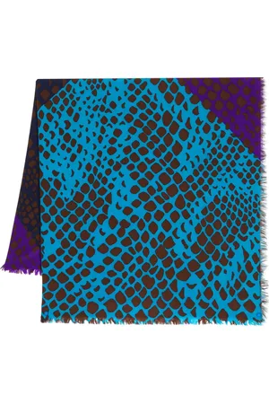 Saint Laurent Foulard à imprimé peau de serpent (années 1980)