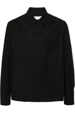 Jil Sander Chemise en coton à col pointu